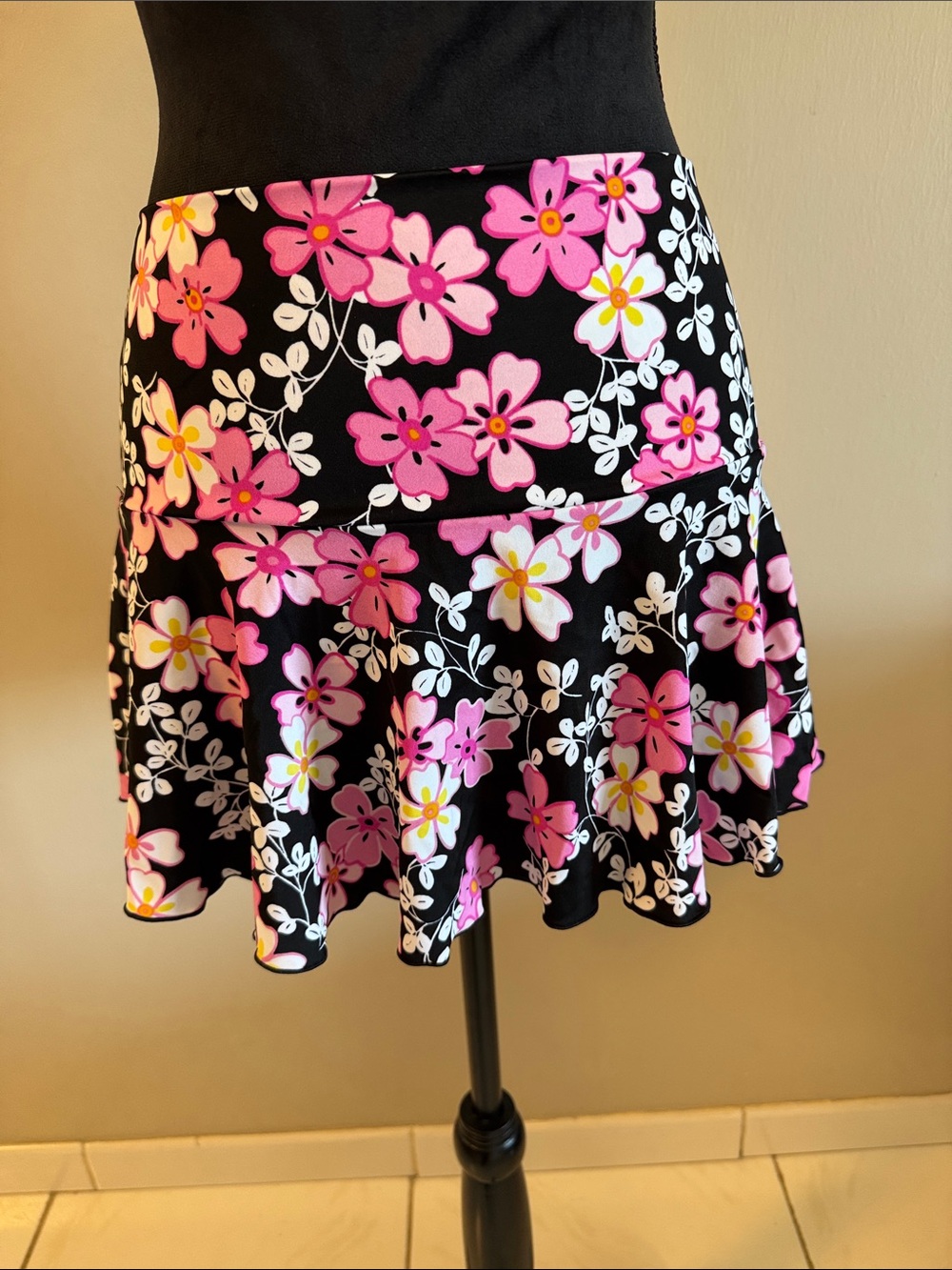 Victoria’s Secret floral swim skirt coverup